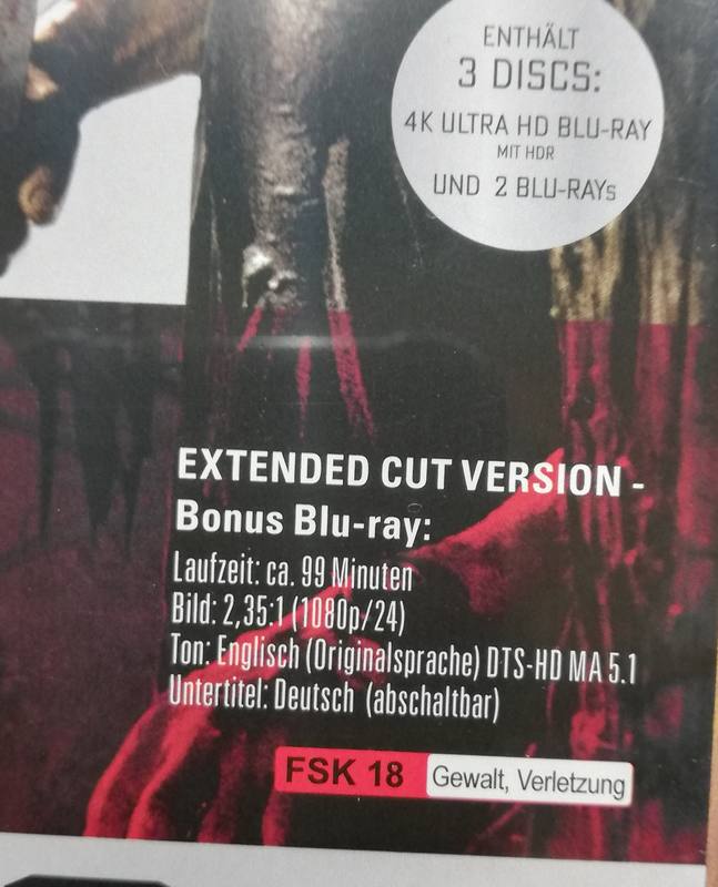 JOHN  RAMBO-EXTENDED  CUT IN 4K    (MEDIABOOK)