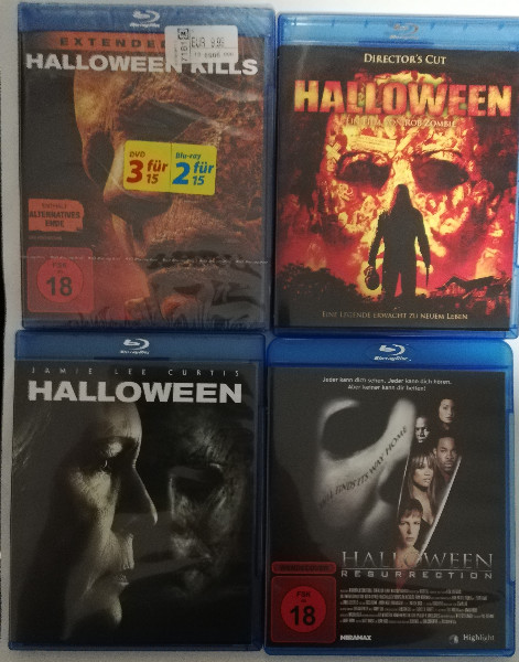 HALLOWEEN  11 x  BLURAY  ( UNCUT )
