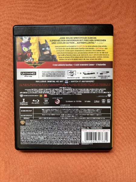 4K UltraHD Blu-Ray The LEGO Batman Movie