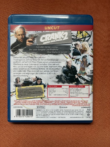 Blu-Ray Crank 2 High Voltage