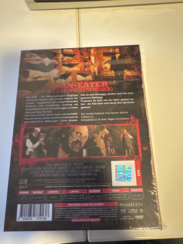Man Eater der Menschenfresser 4K Mediabook OVP