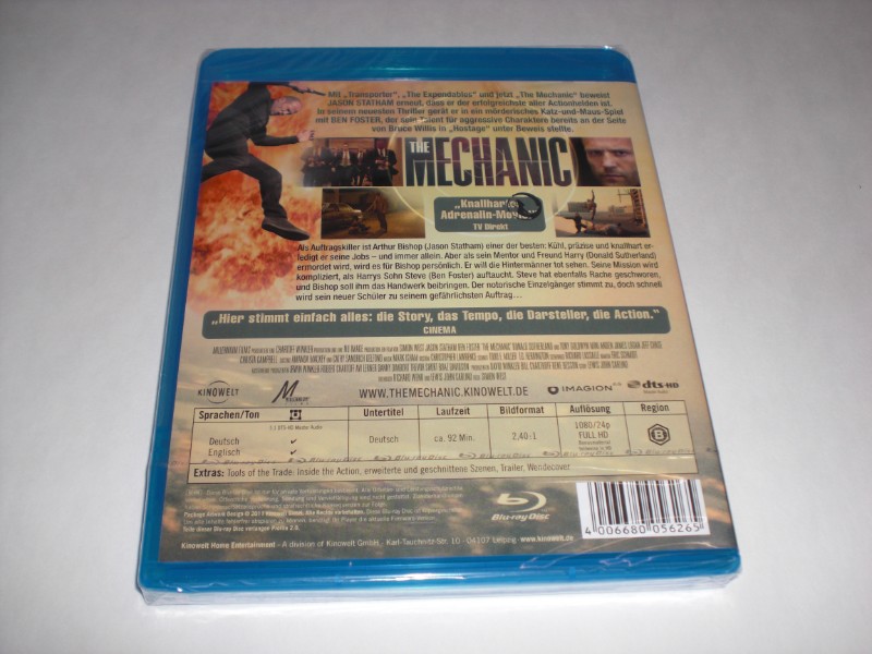 The Mechanic (2011) UNCUT Bluray NEU