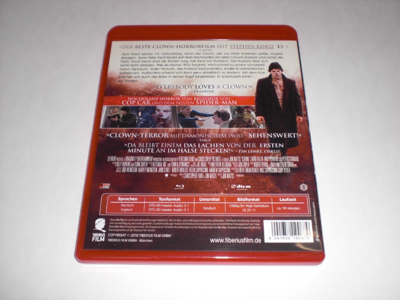 Clown (2014) UNCUT Bluray