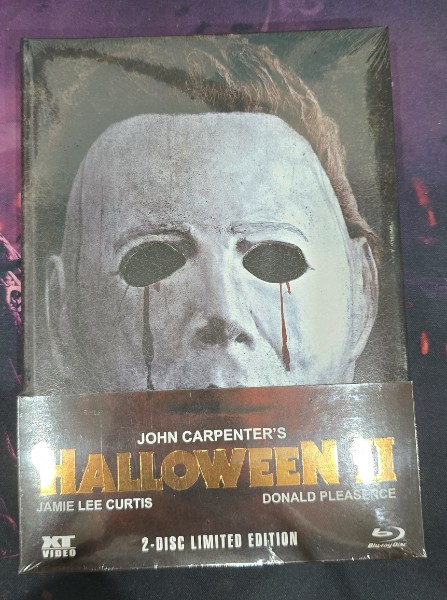 Halloween2 Mediabook Cover A wattiert OVP XT