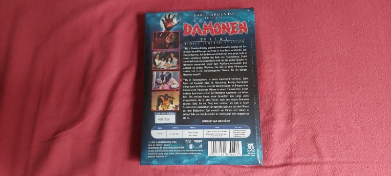 D�monen Teil 1 & 2 Wattiertes Mediabook 500 Stk.