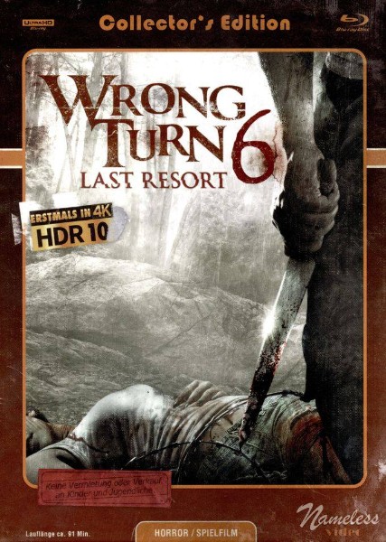 Wrong Turn 6 Mediabook Ultra HD+Blu-Ray Nameless