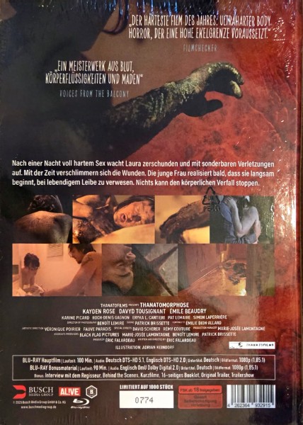 Thanatomorphose Mediabook Blu-Ray