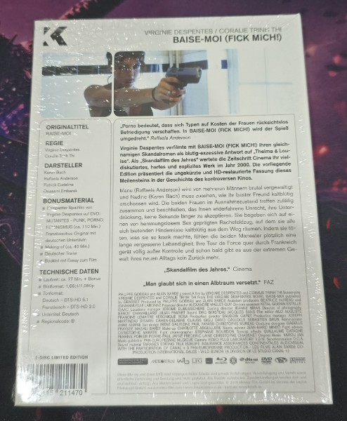 Baise-Moi Mediabook OVP