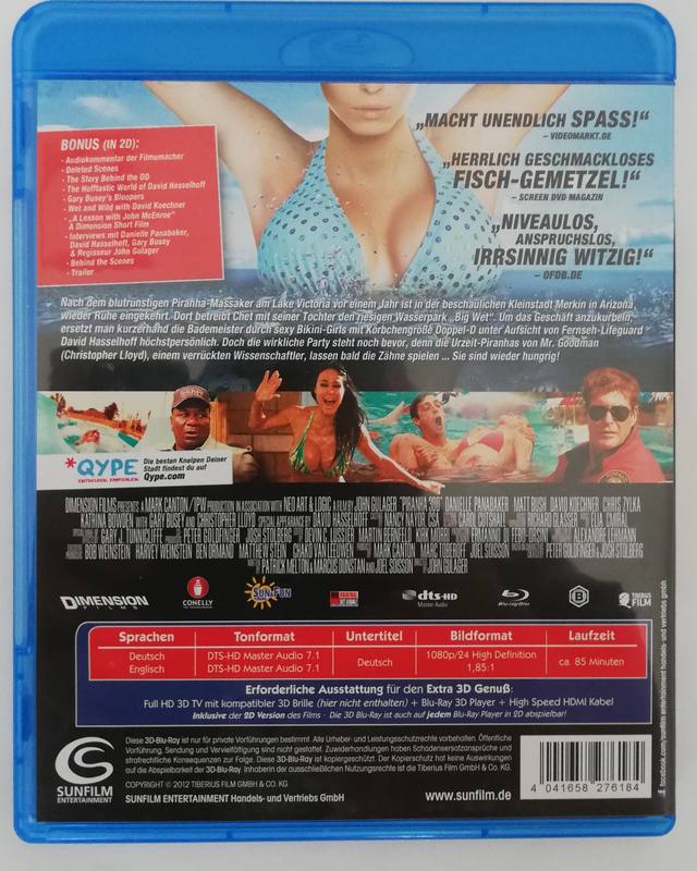 PIRANHA  2  ( UNCUT )  in 3D