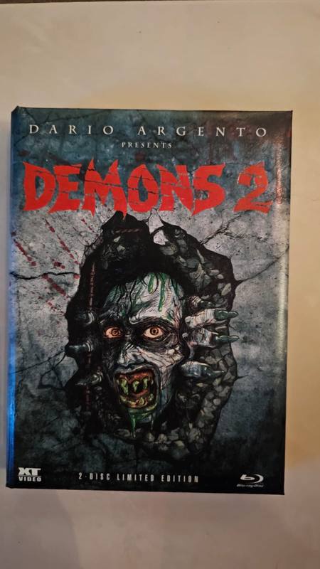 D�monen 2 Demons 2 wattiertes Mediabook Bluray&DVD
