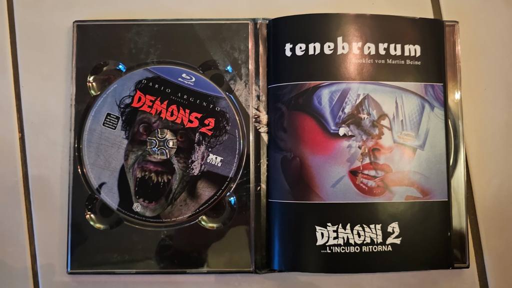 D�monen 2 Demons 2 wattiertes Mediabook Bluray&DVD
