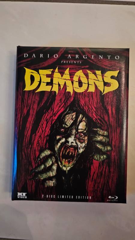 D�monen Demons wattiertes Mediabook Bluray + DVD