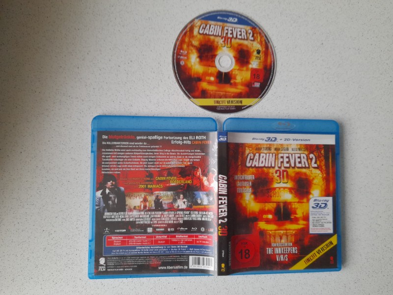 3D - Blu-ray : CABIN FEVER 2 - UNCUT VERSION
