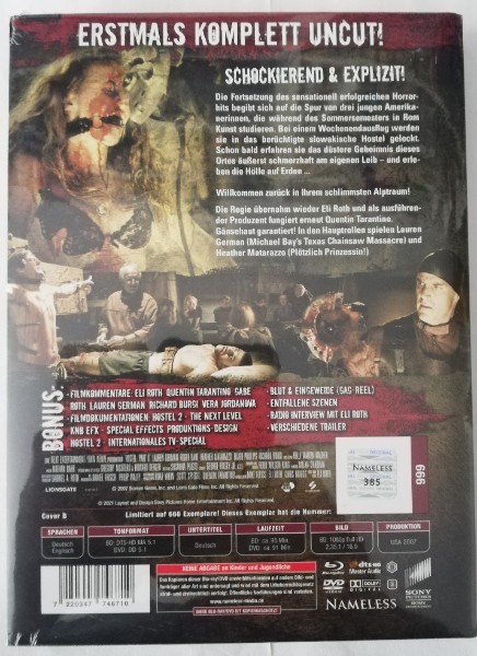 HOSTEL  2   (  UNCUT  )  MEDIABOOK