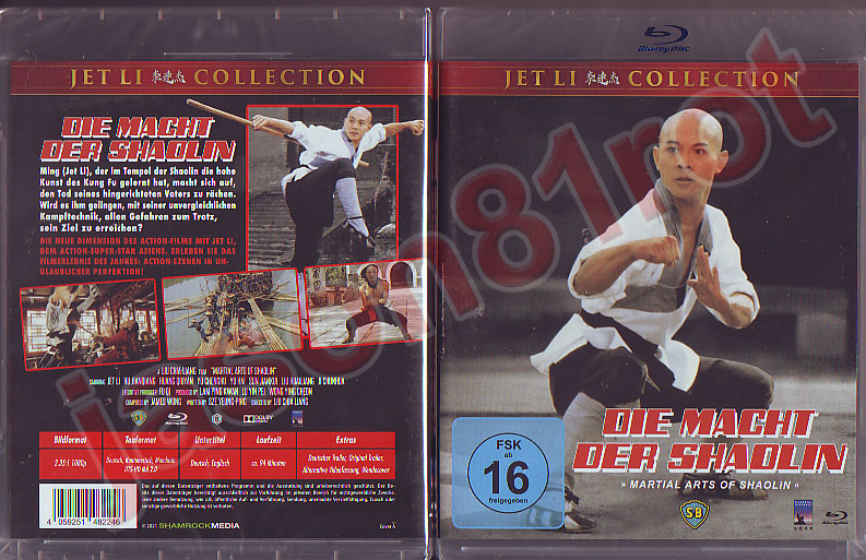 Die Macht der Shaolin -  Blu Ray NEU OVP uncut