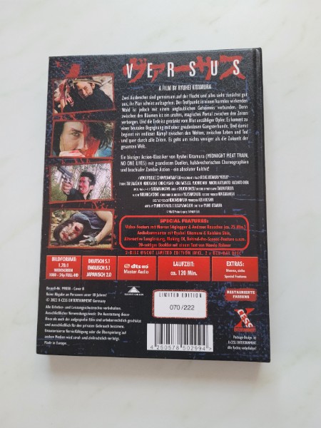 VERSUS - Mediabook, 2-Disc LIMITED EDITION