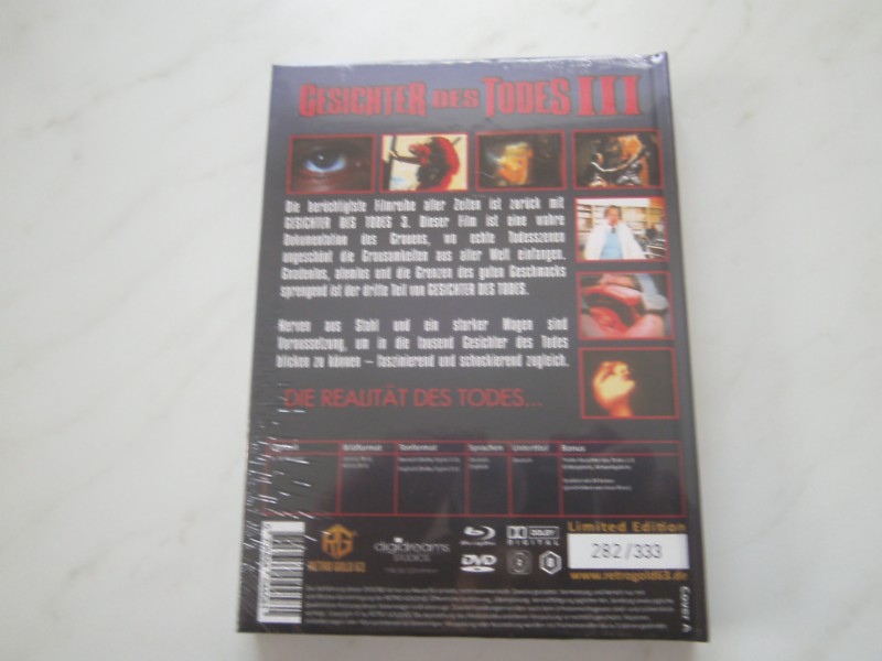 Gesichter des Todes III, Mediabook, limitiert