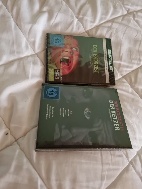 Der Exorzist 4k und  Teil 2 im mediabook
