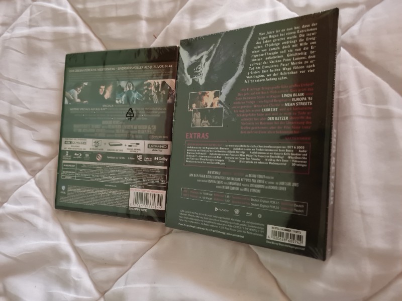 Der Exorzist 4k und  Teil 2 im mediabook