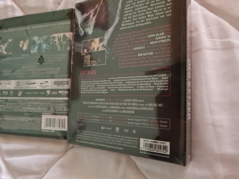 Der Exorzist 4k und  Teil 2 im mediabook