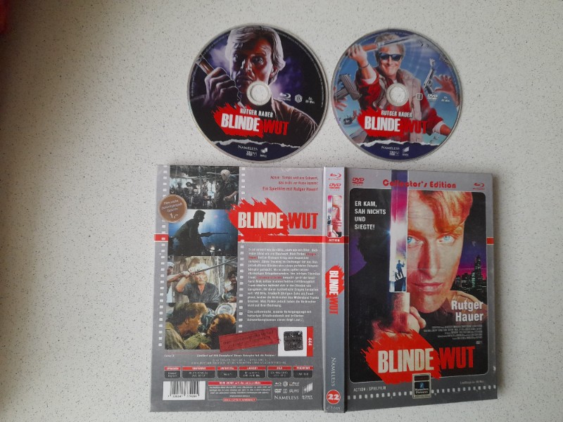 MEDIABOOK : BLINDE WUT - RUTGER HAUER - 278