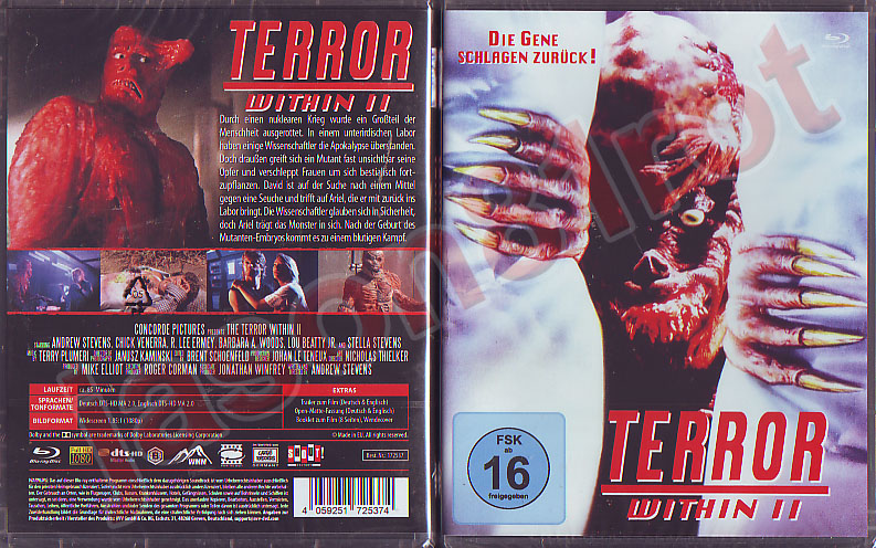 TERROR WITHIN II (COVER A)  Blu Ray OVP uncut