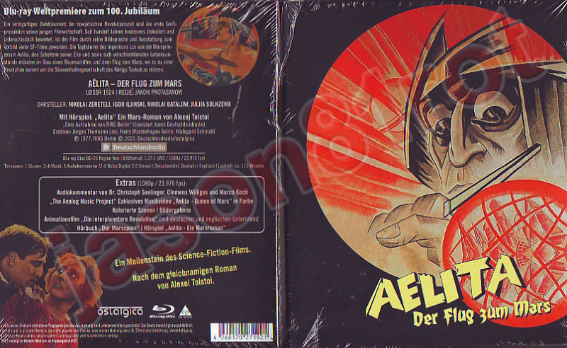 Aelita - Der Flug zum Mars  Kult 1924 OVP uncut