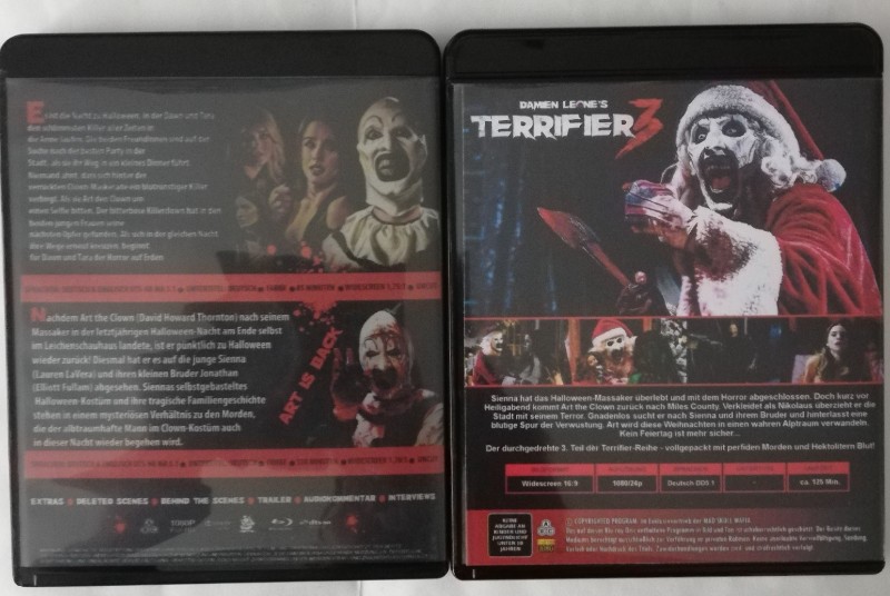 TERRIFIER   1 - 3   ( UNCUT )