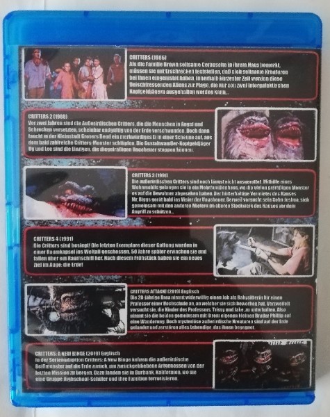 CRITTERS  COLLECTION  1 - 4  ( UNCUT )
