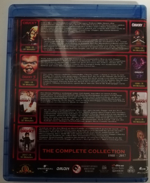 CHUCKY   COLLECTION  1 - 7 ( UNCUT )