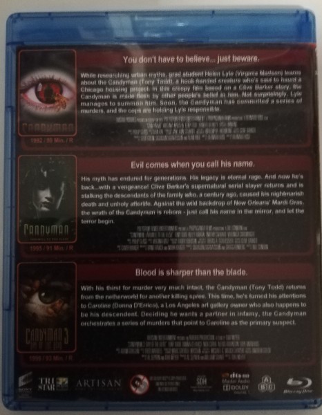 CANDYMAN  TRILOGY   ( UNCUT )