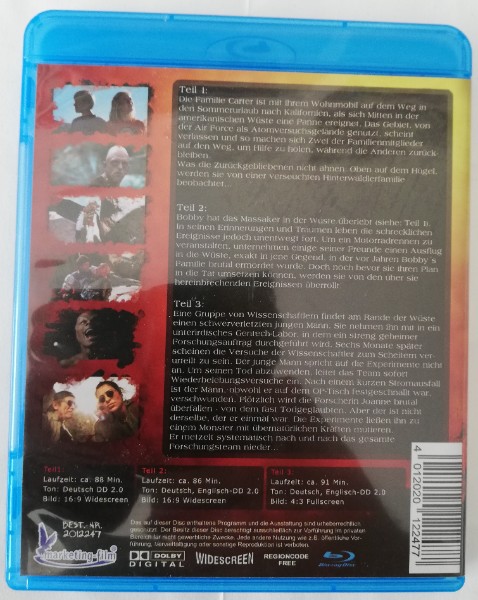 THE  HILLS  HAVE  EYES 1 - 3 ( UNCUT )WES CRAVEN