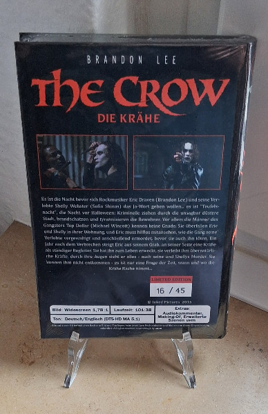 The Crow - Die Kr�he gr. Hartbox OVP