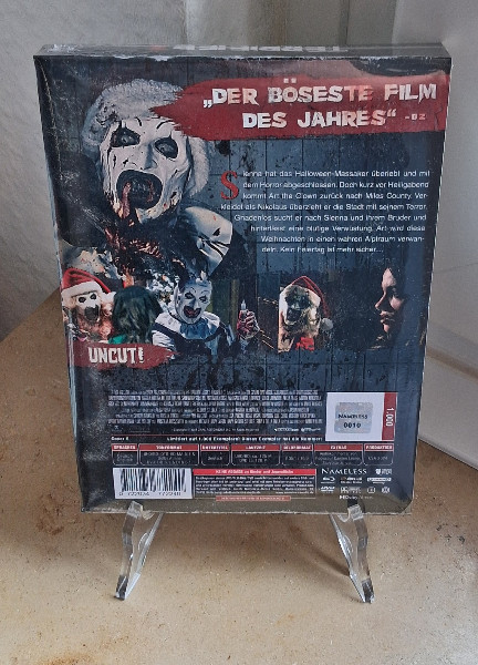 Terrifier Teil 3 Mediabook runde Nr. 10/1000 OVP