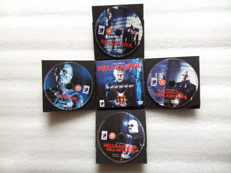 Hellraiser Teile 1 bis 4 - DVD