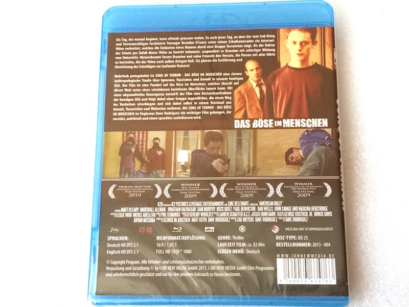 Sons of Terror -Das B�se im Menschen -Blu-ray -Neu