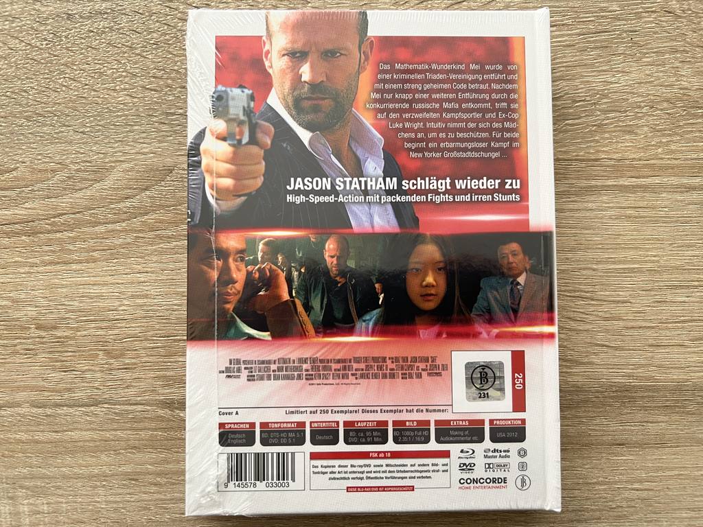 Safe - Todsicher-Mediabook-Cover A-Blu-ray