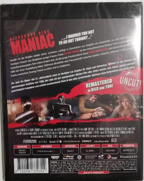MANIAC   ( UNCUT )  NEU  IN  FOLIE    4 K