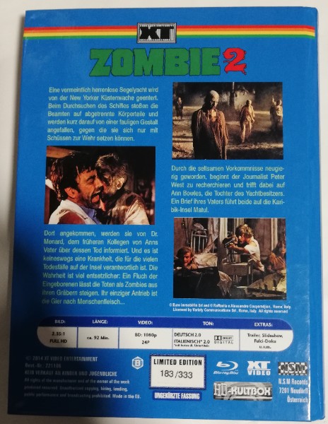 ZOMBIE  2 -  WOODOO  ( UNCUT ) HARTBOX