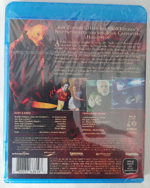 HALLOWEEN  1   ( UNCUT )  NEU IN FOLIE