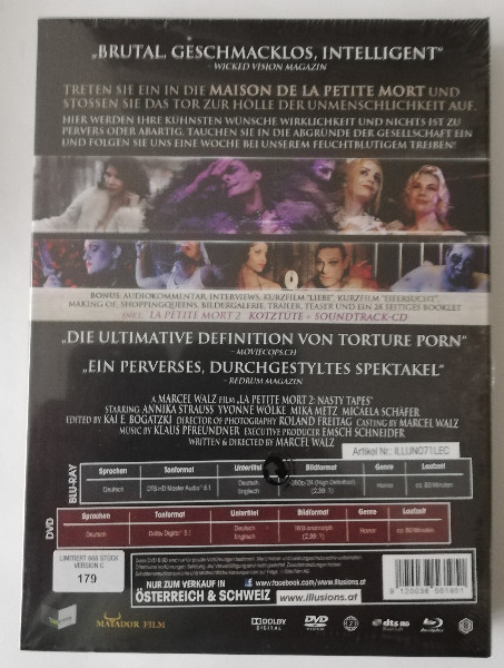 LA PETITE MORT 2  (MEDIABOOK) NEU IN FOLIE