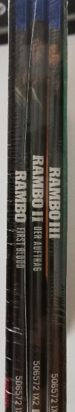 RAMBO   1 - 3  ( UNCUT )  NEU  IN  FOLIE
