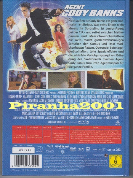 Agent Cody Banks - Mediabook - FULL UNCUT - OVP
