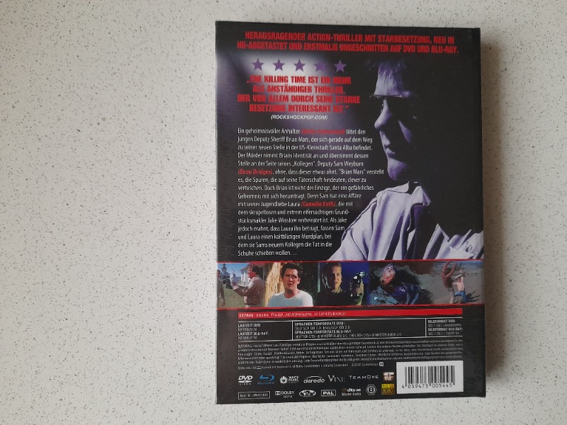 MEDIABOOK : THE KILLING TIME - KIEFER SUTHERLAND