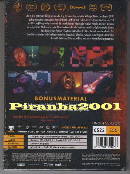 Bliss -Trip in die H�lle-Mediabook-FULL UNCUT-OVP