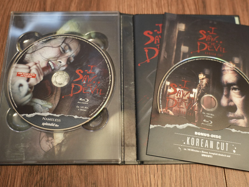 I see the Devil Blu-Ray Mediabook + Korea Cut