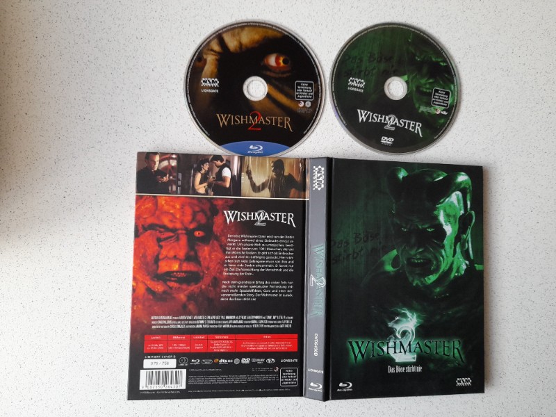 MEDIABOOK : WISHMASTER 2 - LIMITIERT : 750 ST�CK