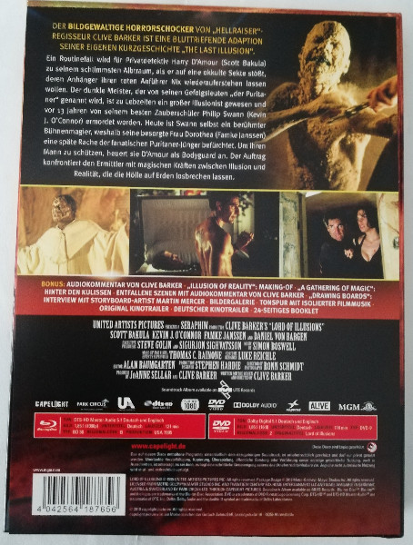 LORD OF ILLUSIONS ( UNCUT ) MEDIABOOK