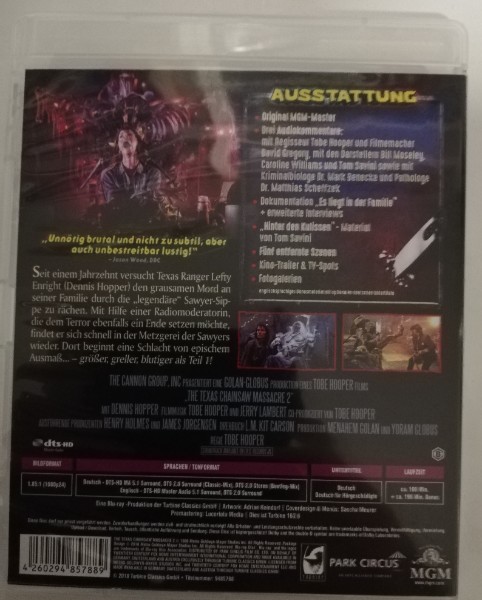 TEXAS  CHAINSAW MASSACRE  2    ( UNCUT )