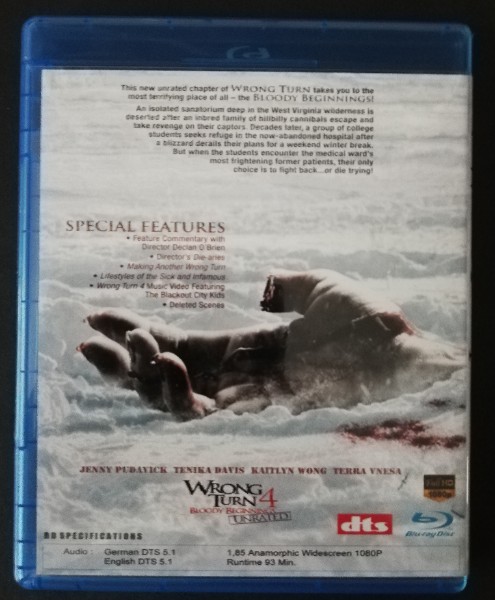 WRONG  TURN  4    ( UNCUT )  IMPORT